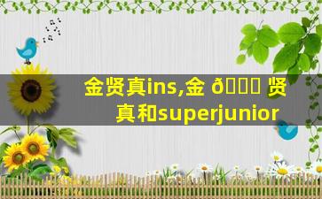 金贤真ins,金 🍁 贤真和superjunior